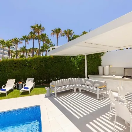 וילה Sunset Family W Heated Pool - 1min Walk To פרוטאראס